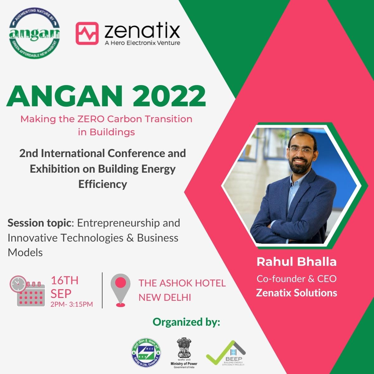 Rahul Bhalla at ANGAN 2022, organised by BEE